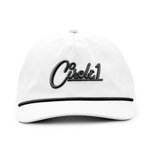 C1 Unstructured Hat - White