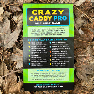 Crazy Caddy PRO Disc Golf Game - Keychain