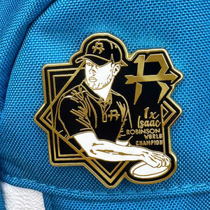 2023 World Champion Isaac Robinson Disc Golf Pin - Numbered Limited Edition